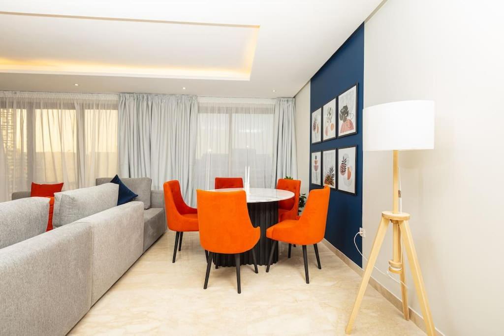 Modern 2Br Retreat In Marina Sale Luxury Living Apartment Hajja Bagian luar foto